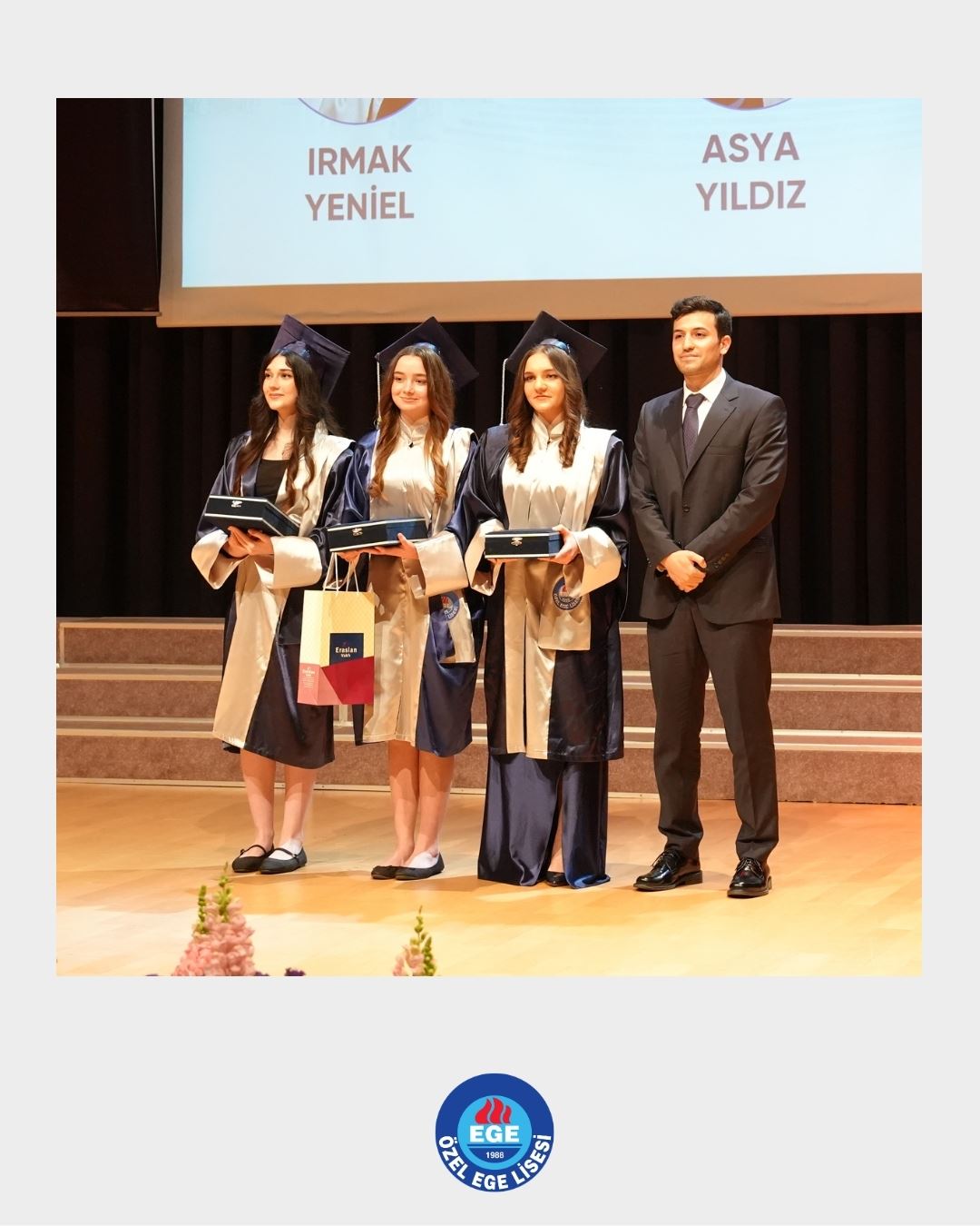 Özel Ege Lisesi 35. Dönem Kep Giyme ve Diploma Tör