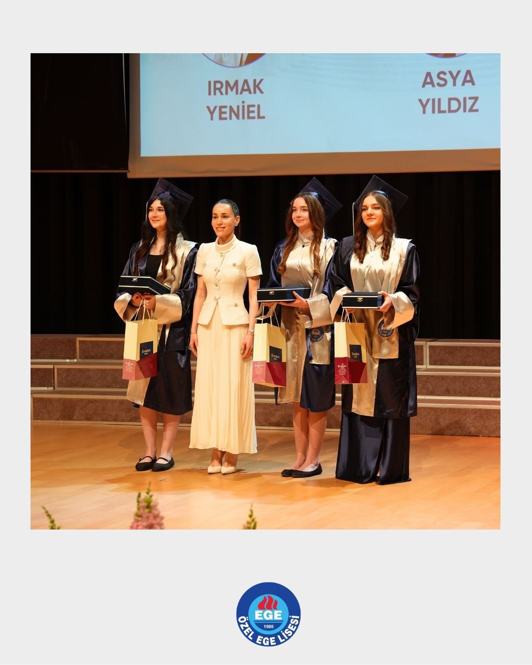 Özel Ege Lisesi 35. Dönem Kep Giyme ve Diploma Tör