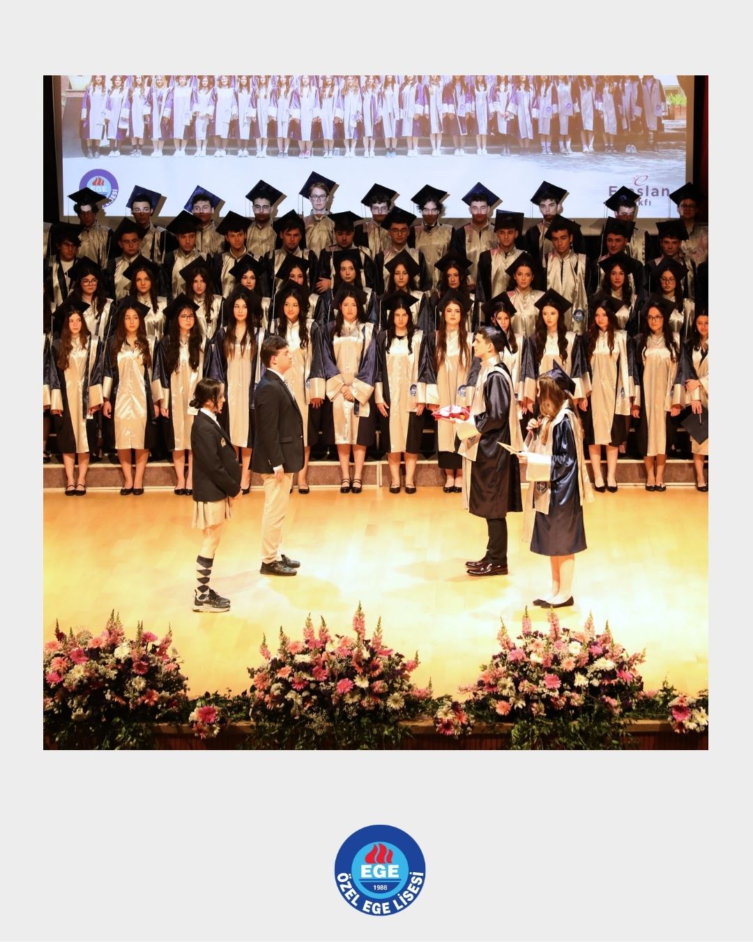 Özel Ege Lisesi 35. Dönem Kep Giyme ve Diploma Tör