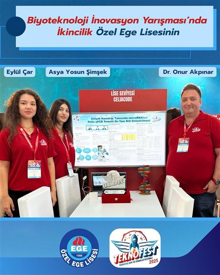 Biyoloji İnovasyon Yarışması'nda Büyük Başarı