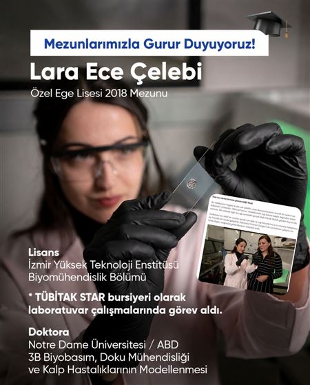Lara Ece Çelebi / 2018 ÖEL Mezunu