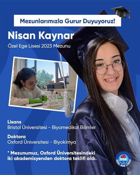 Nisan Kaynar / 2023 ÖEL Mezunu