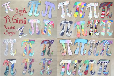 Özel Egede Pi Günü Resim Sergisi